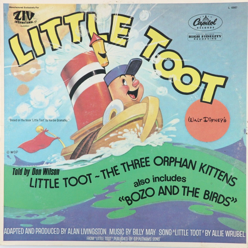 Don Wilson Little Toot/Three Orphan Kittens 1975 LP Vinyl Record Capitol L 6987